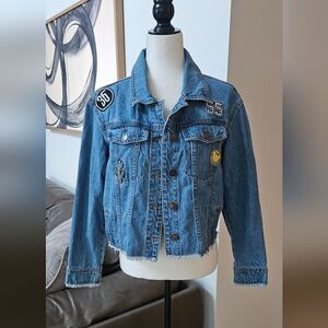 Chiqle patchwork denim jacket